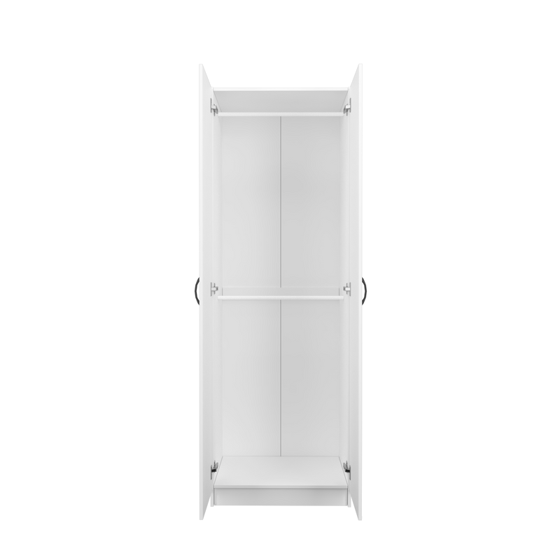 (EM) 2FT 2 Door Wardrobe Solid Board with Hanging Rod-HMZ-FN-WD-6000/6020/6050