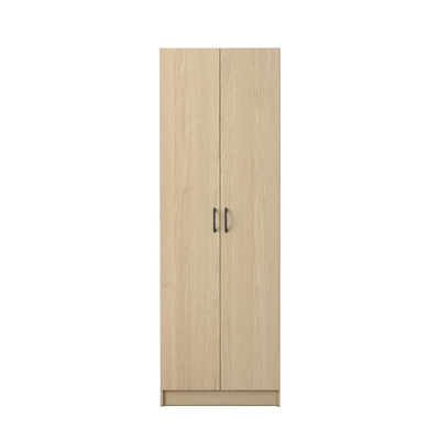 2FT 2 Door Wardrobe Solid Board with Hanging Rod-HMZ-FN-WD-6000/6020