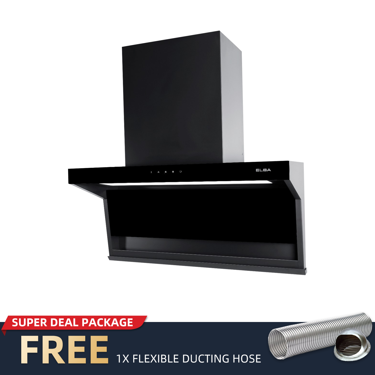 (FREE SHIPPING) Elba Monza Designer Cooker Hood 9327 2000 m³/hr (FREE