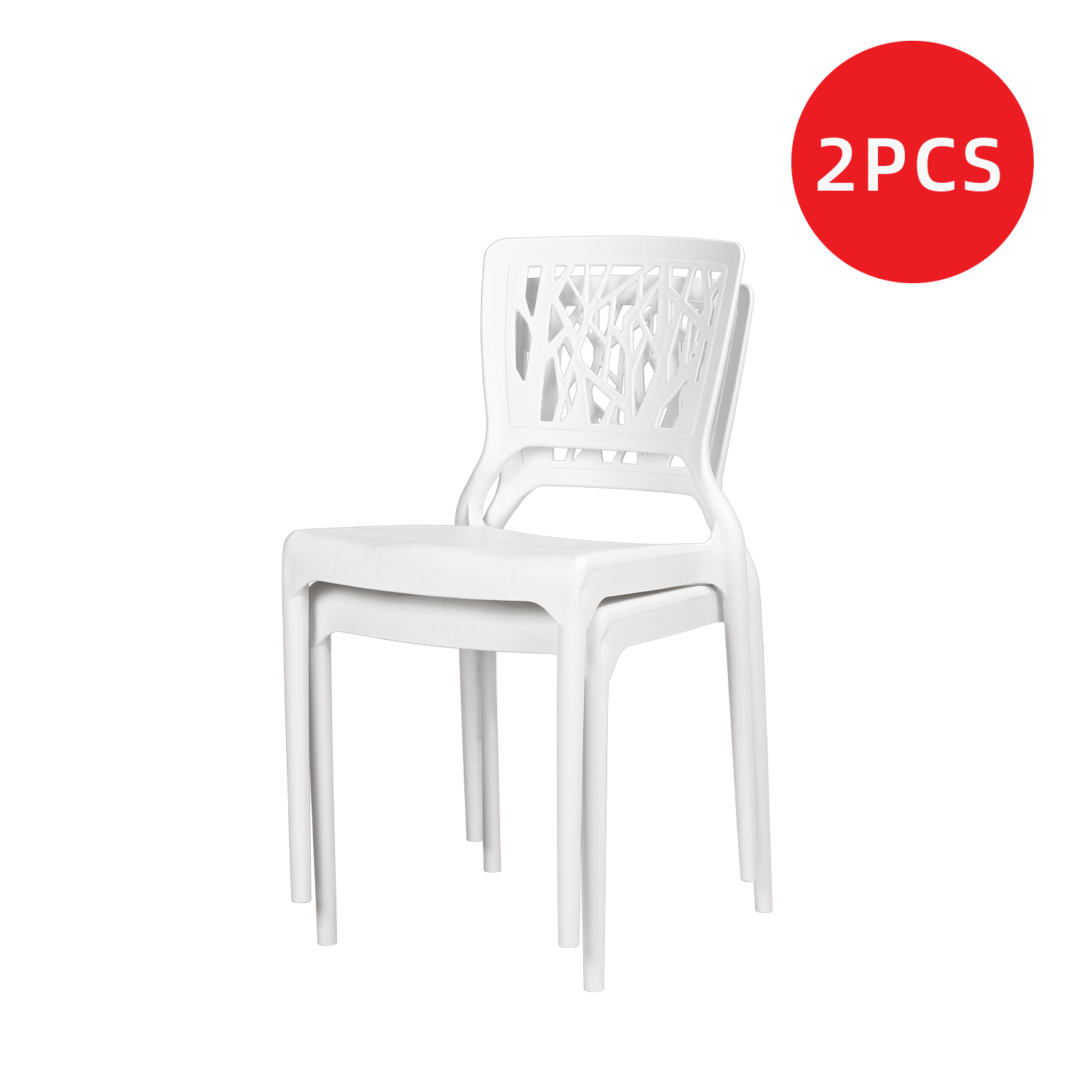 White stackable chairs hot sale