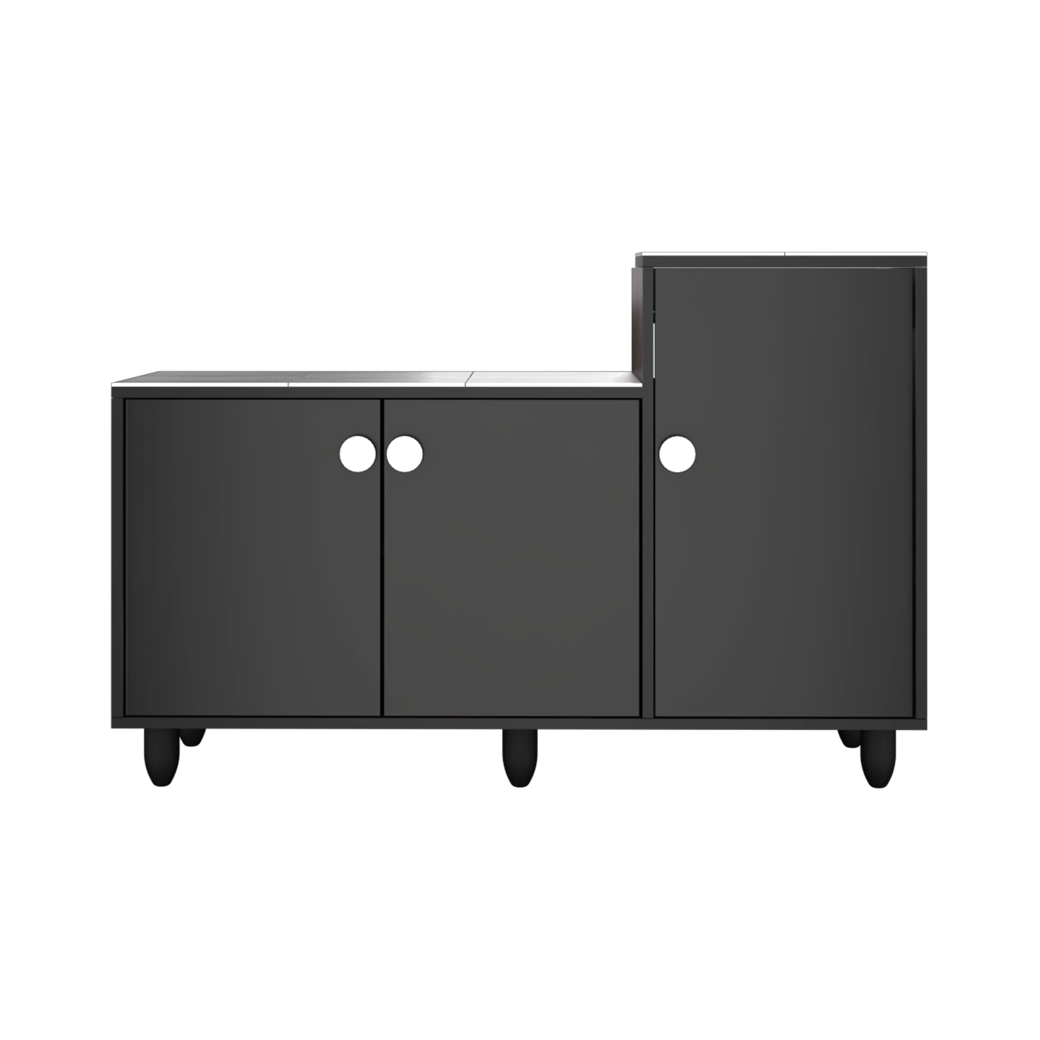 3.8FT/2.5FT Gas Kitchen Storage with Mosaic To