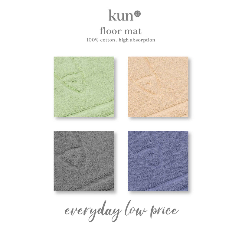 (EM) Kun 100% Cotton Floor Mat/ Bathroom Mat/ Kitchen Mat/ Carpet/ Karpet Alas Kaki High Water Absorption-FM-CTN-FISH