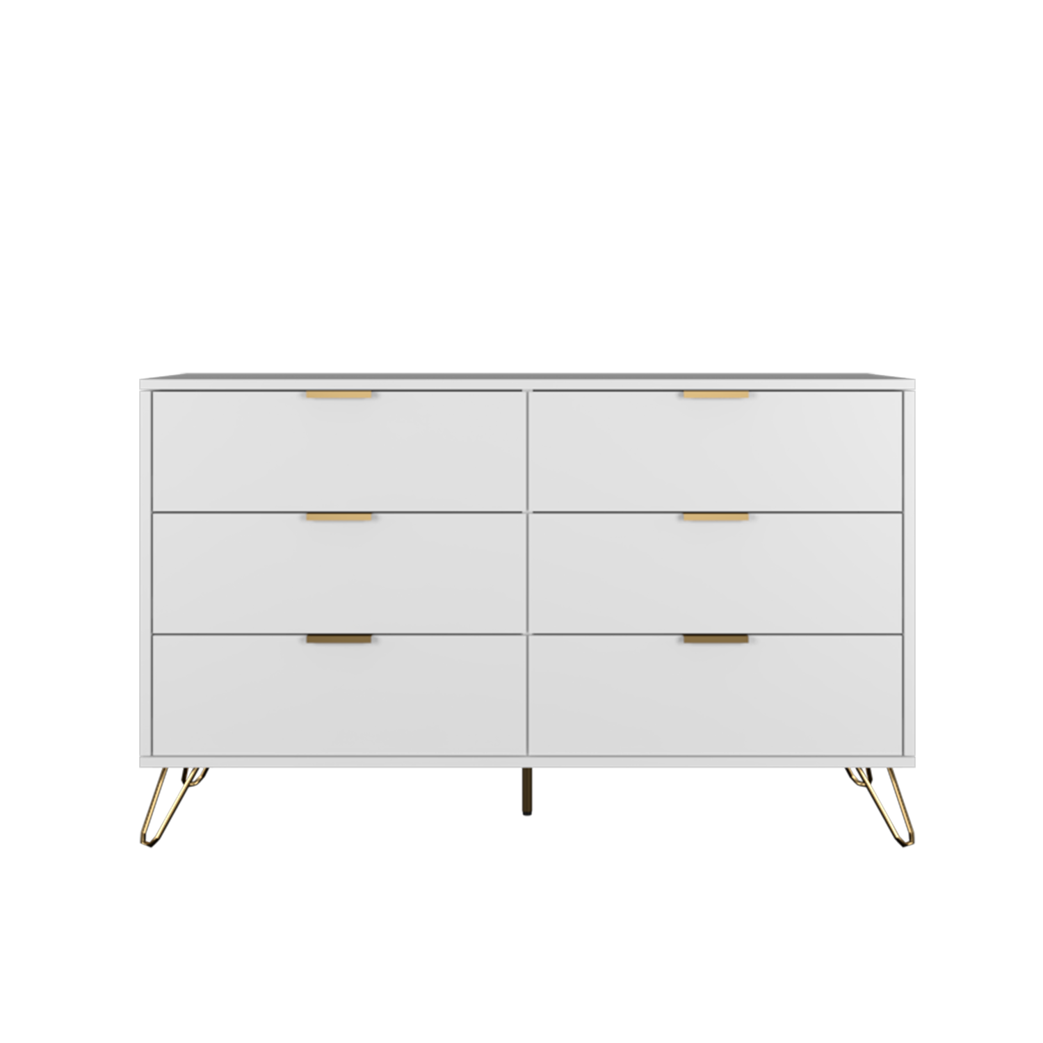 4FT Eudora Series Display with 6 DrawersHMZFNDCE7540WT