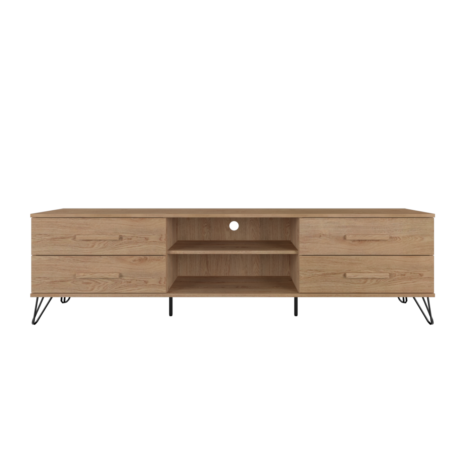 6FT Chester Series Tv Tv Console Rak Tv Tv Almari Tv M