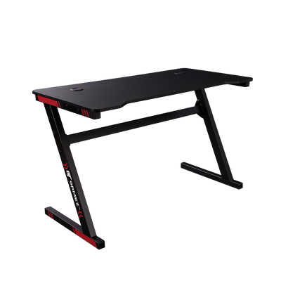 4FT Z Series Melamine Surface / Carbon Fiber Surface Table Top Metal Leg with E-Sports Gaming Table-HMZ-GT-LM-12060-ZLZ