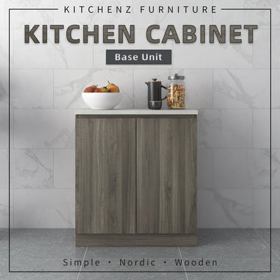 [FREE SHIPPING] 2.6FT Doterra Series Kitchen Cabinets Base Unit Kitchen Storage Kabinet Dapur-KBC-MFCD9020-CC+MW