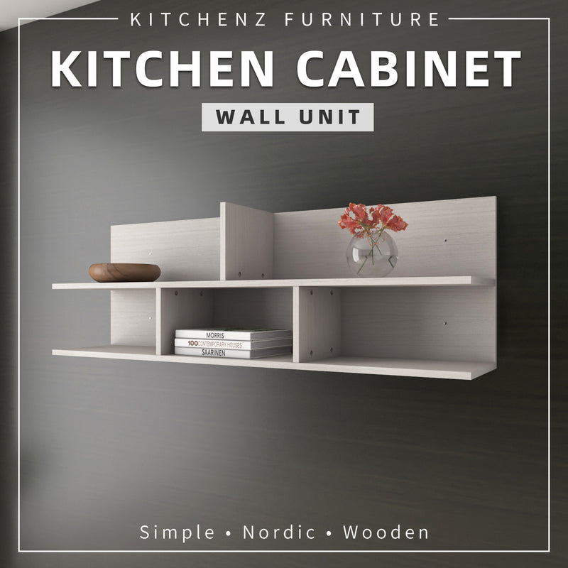 (EM) 4FT Wesley Series Kitchen Cabinets / Kitchen Storage / Kitchen Wall Unit-HMZ-KWC-W4012-WW