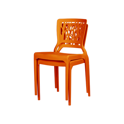 2PCS 3V Modern Stackable Dining Plastic Chair / 6 Colors Available - 3VIZ701Y