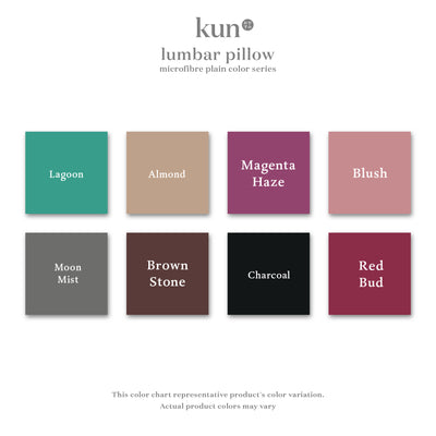 (EM) Kun New Colors Series Lumbar Pillow Supportive Pillow (30cm x 50cm)-MINI-5030