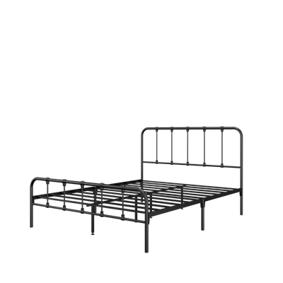 Queen Size Metal Bed Frame Powder Coated Metal - 3VED902F/0022/0025/0026/0027/0028