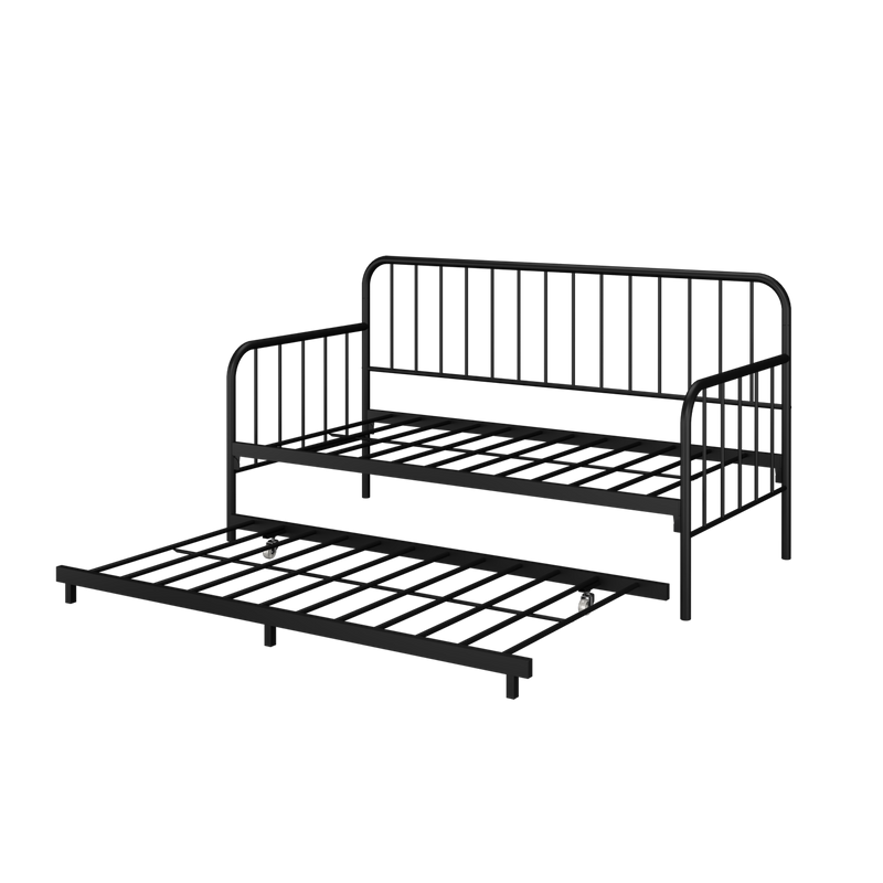 (EM) 6.4FT Super Base Day Bed Pull Out Katil Besi Powder Coat Metal-0046V2