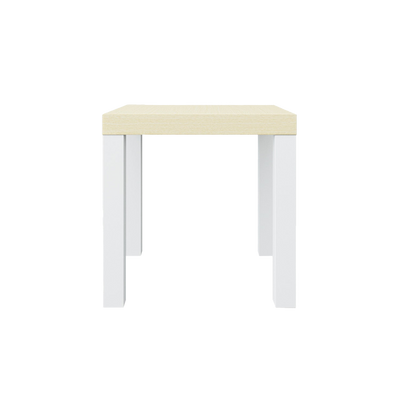 (EM) 1.3FT Side Table Wood White/Dark Brown/Natural Oak Meja Sisi (40x40x40cm) - 1909