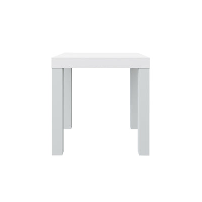 1.3FT Side Table Wood White/Natural Oak Meja Sisi (40x40x40cm) - 1909
