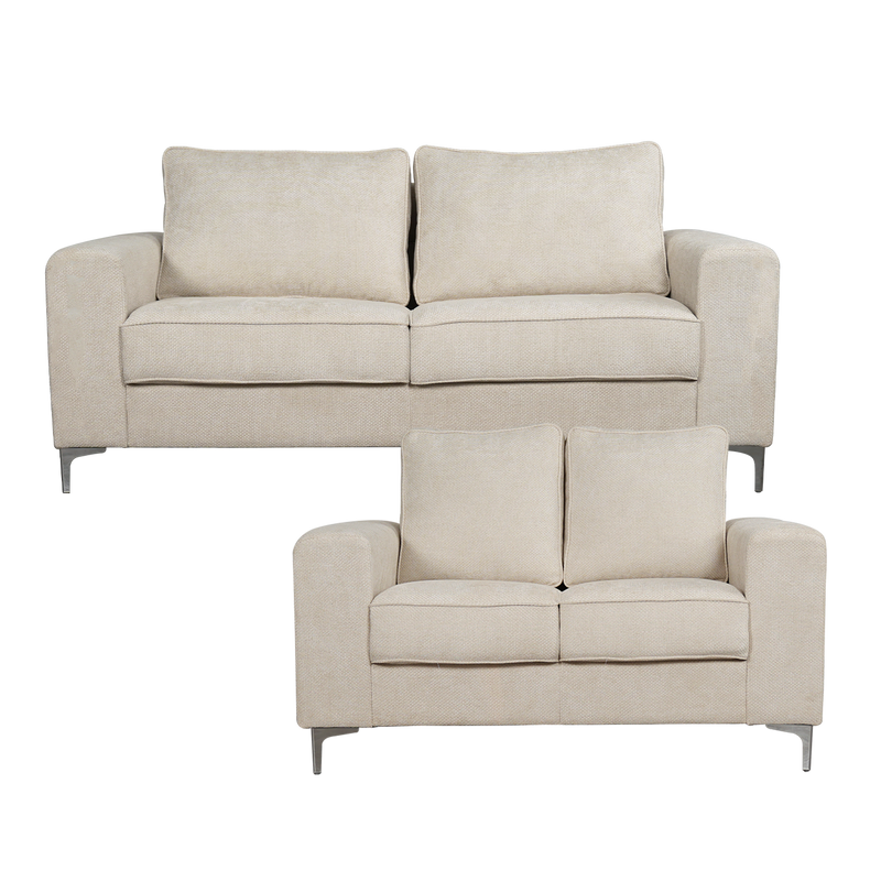 (FREE Shipping) 4.7/6FT 2+3 Seater Chenille Fabric Sofa Set-SF-2156-2S+3S-CR