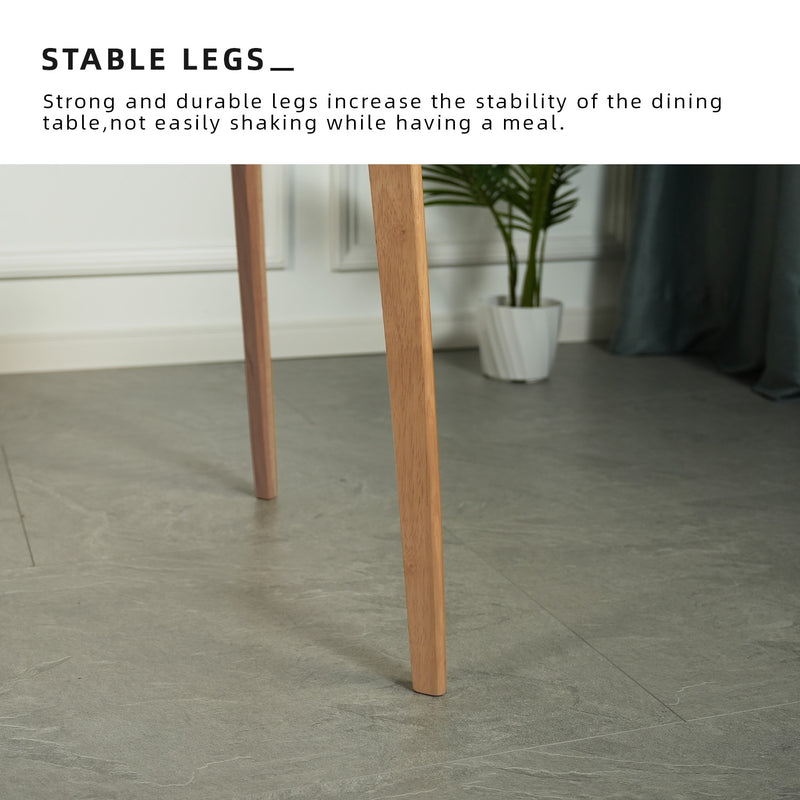 (FREE Shipping) 4FT/5FT Modern Dining Table / Solid Wood Dining Table - LALA/VENICA/NEO