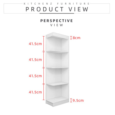 [FREE Shipping] 4-Tier Multipurpose Side Cabinet Corner Shelves Wardrobe 6905