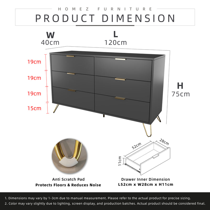 (EM) Nickel Series Display Cabinet Full Melamine with Anti Scratch - 7544-DGY-SBH