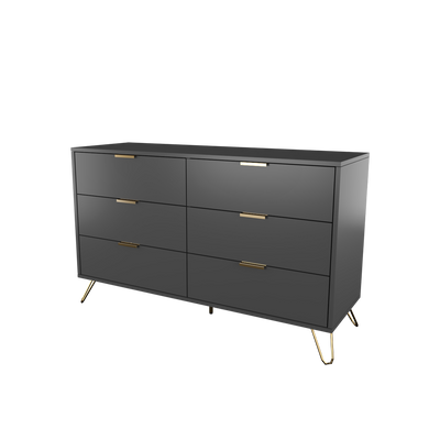 Nickel Series Display Cabinet Full Melamine with Anti Scratch - 7544-DGY