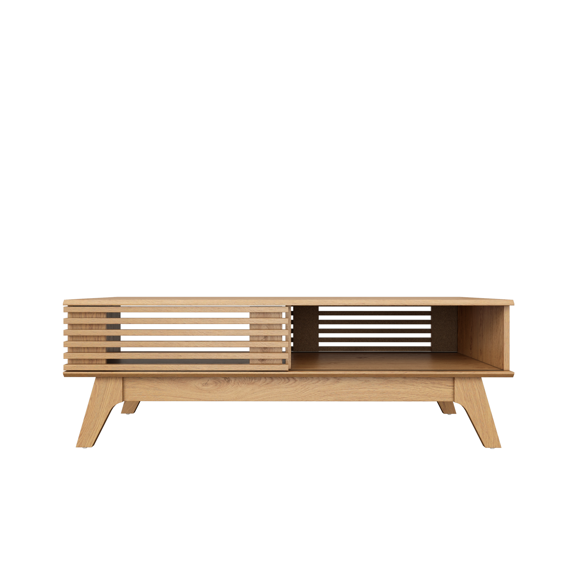 Aoki Series 4FT Coffee Table Storage Sliding Door Living Furniture Mej ...