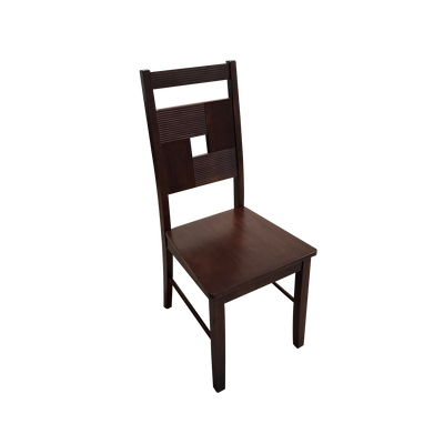 [2PCS] Solid Wood Dining Chair With Cushion and Modern Style Kerusi Makan