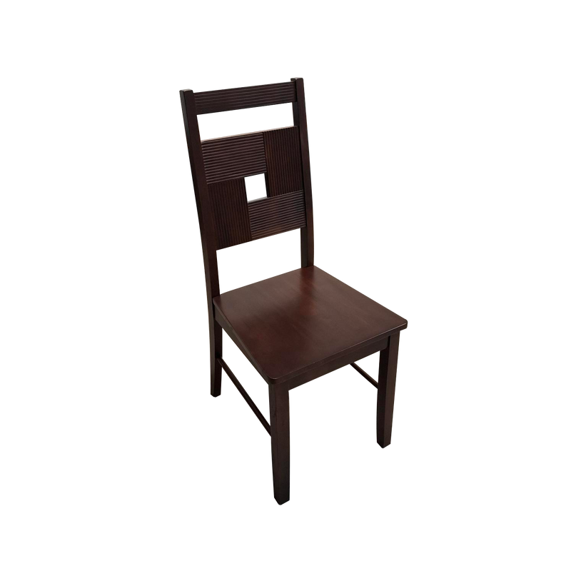 [2PCS] Solid Wood Dining Chair With Cushion and Modern Style Kerusi Makan