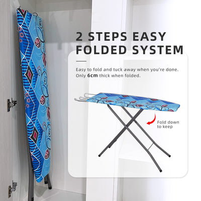 Stand-Up Ironing Board/Table Top Ironing Board for Steam & Dry Iron Use Random Colour - IB-FY801/FY802