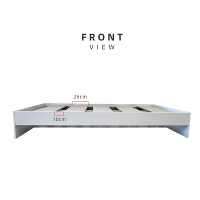 6.3FT Single Size Bed Frame / Headboard / Katil Single / White-HMZ-FN-BF-8002/8202/8022/8222