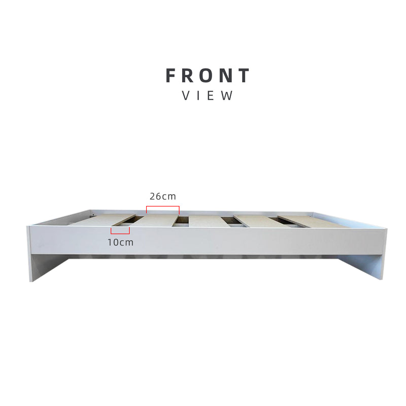 6.3FT Single Size Bed Frame / Headboard / Katil Single / White-HMZ-FN-BF-8002/8202/8022/8222