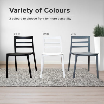 Designer Dining Chair Kerusi Makan High Quality PP - 383