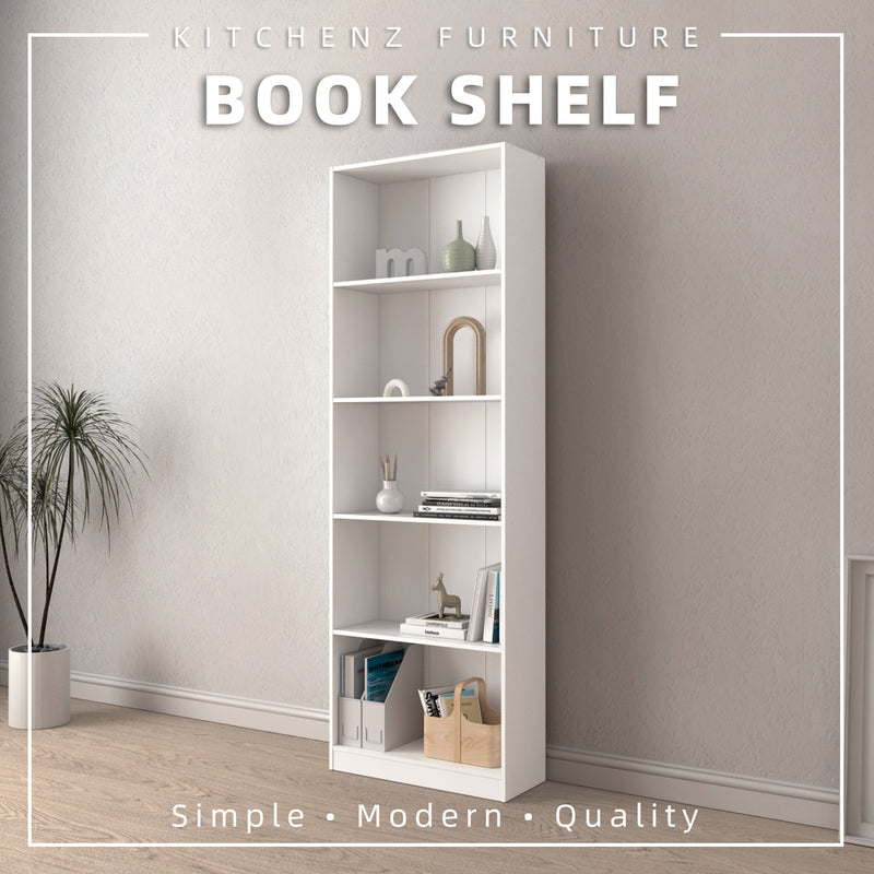 (EM) 2FT Open Storage Book Cabinet Bookshelf Bookcase Display Cabinet - HMZ-FN-BS-1092