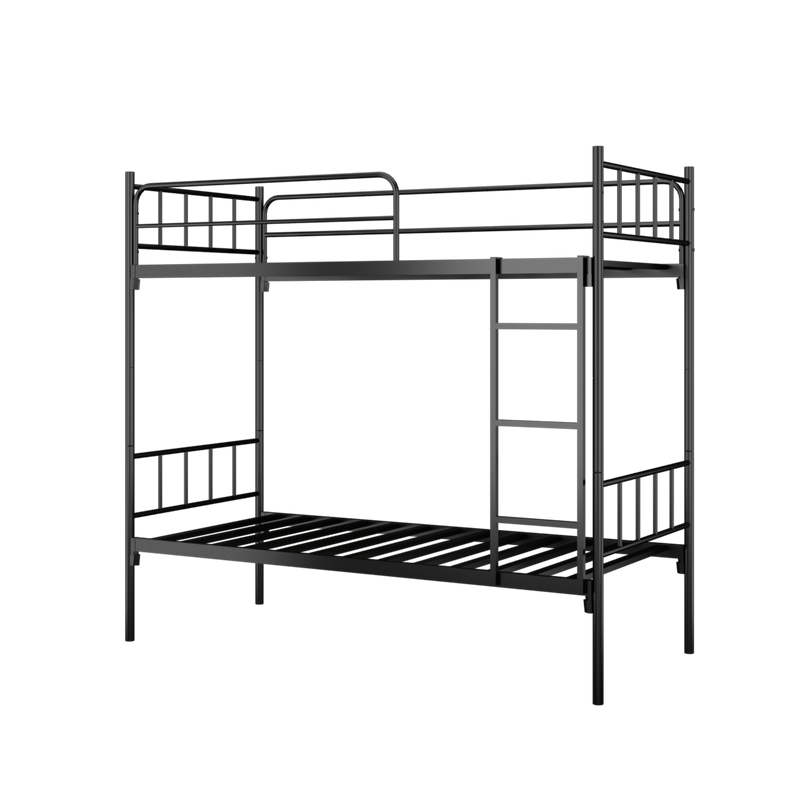 6.4FT Double Decker Bed Frame (support up to 500kg) Katil Dua Tingkat / White / Grey-HMZ-FN-BF-DD8005