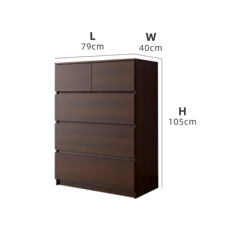 5 Layers Chest Drawer with Large Drawer Storage Space-HMZ-FN-CD-7002/7012