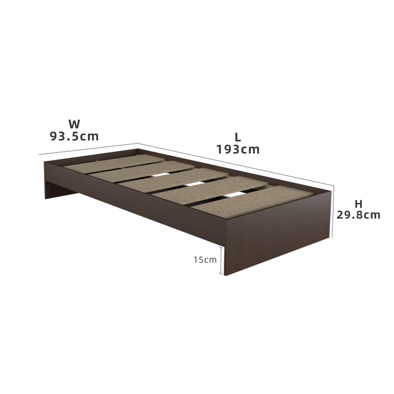 6.3FT Single Size Bed Frame / Headboard / Katil Single / White-HMZ-FN-BF-8002/8202/8022/8222