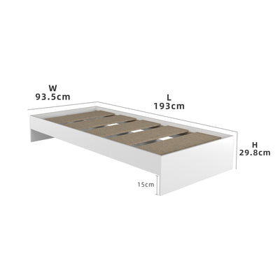 6.3FT Single Size Bed Frame / Headboard / Katil Single / White-HMZ-FN-BF-8002/8202/8022/8222