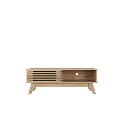 4FT Aoki Series TV Cabinet Modernist Design Solid Board Oak Tv Rack / Console / Wood Leg-HMZ-FN-TC-E2250