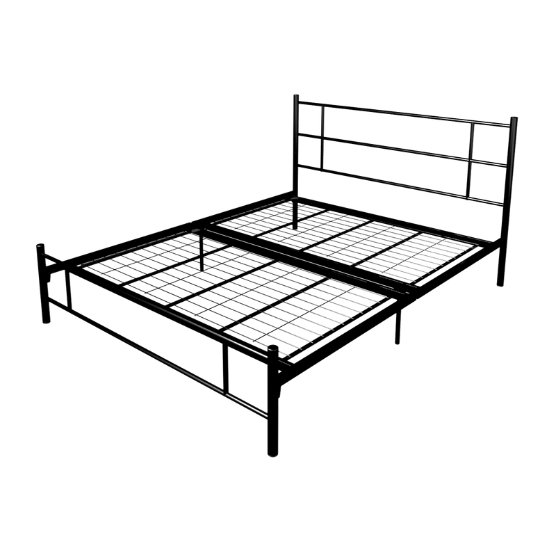 (EM) 6.5FT 3V Powder Coated Metal Queen Size Bed Frame-ED902F/0027