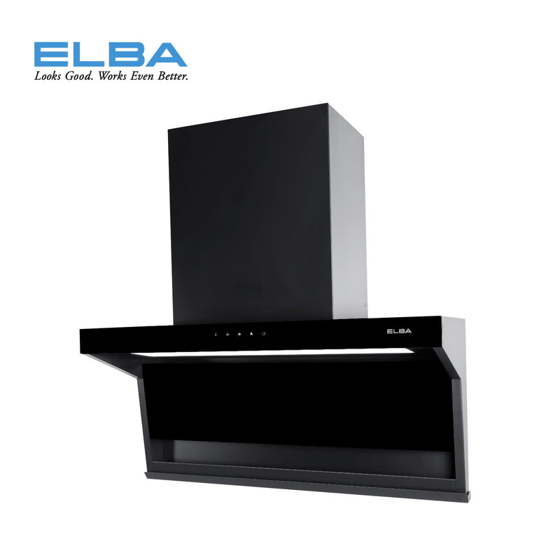 (FREE Shipping) Elba 2 Burners Combo Set with Hood 5Kw Safety Valve Built-in Stainless Steel Hob / Full Premium Stainless Steel - EBH-M8962-SS FREE Gift