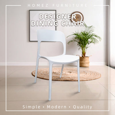Designer Dining Chair Kerusi Makan High Quality PP - 373