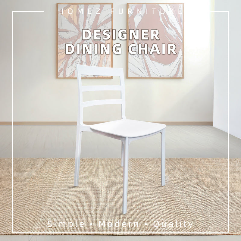 Designer Dining Chair Kerusi Makan High Quality PP - 383
