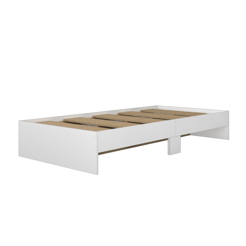 (EM) 6.3FT Single Size Bed Frame / Katil Single / White-HMZ-FN-BF-8202