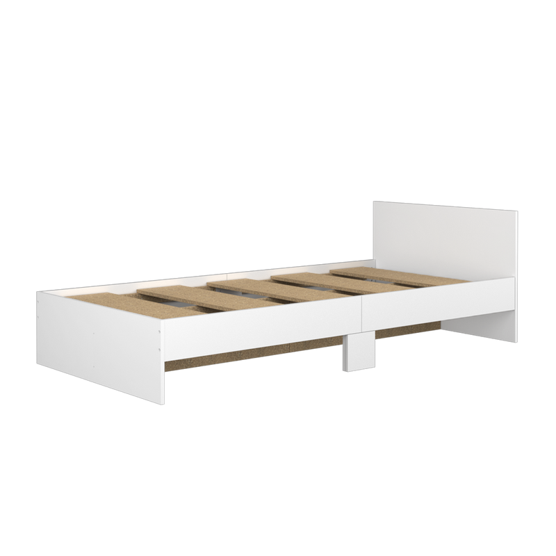 (EM) 6.3FT Wooden Single Bed Frame with Headboard Katil Single Kayu HMZ-FN-BF-8222