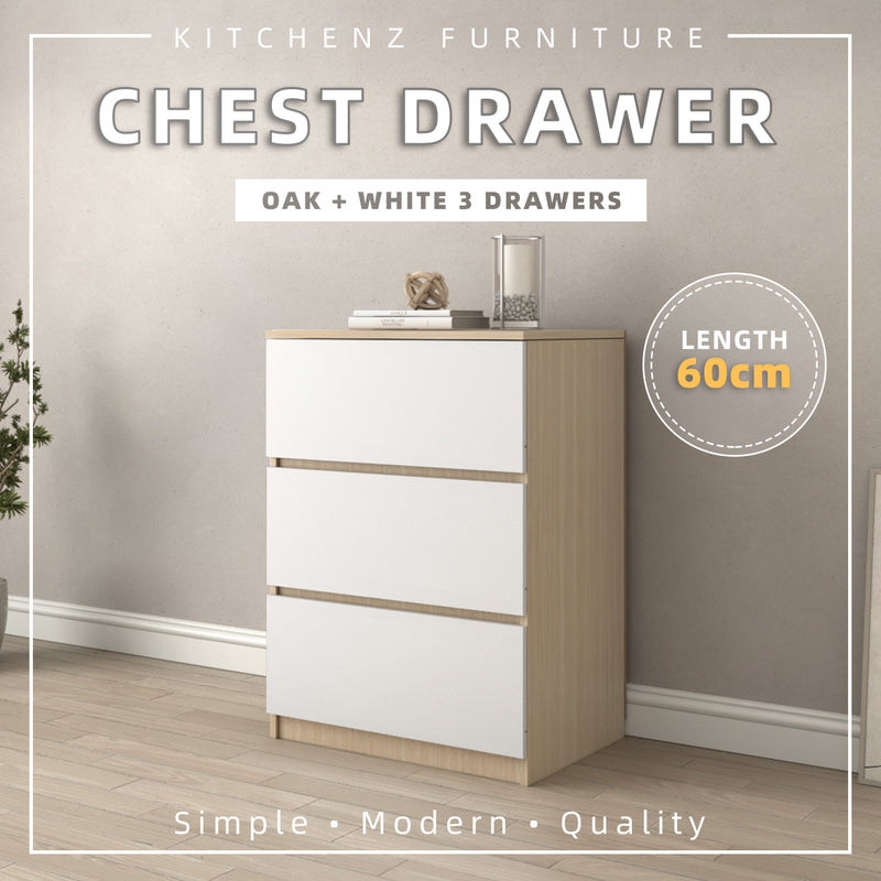 (EM) 3FT Chest Drawer with 3 Layers Drawer Storage-HMZ-FN-CD-7000/7010