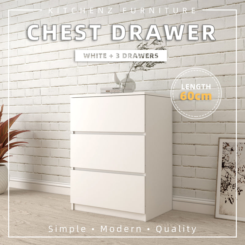 (EM) 3FT Chest Drawer with 3 Layers Drawer Storage-HMZ-FN-CD-7000/7010