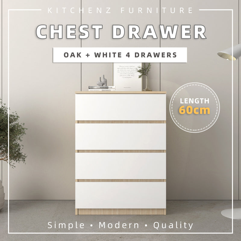 (EM) 3FT Chest Drawer with 4 Layers Drawer Storage-HMZ-FN-CD-7001/7011