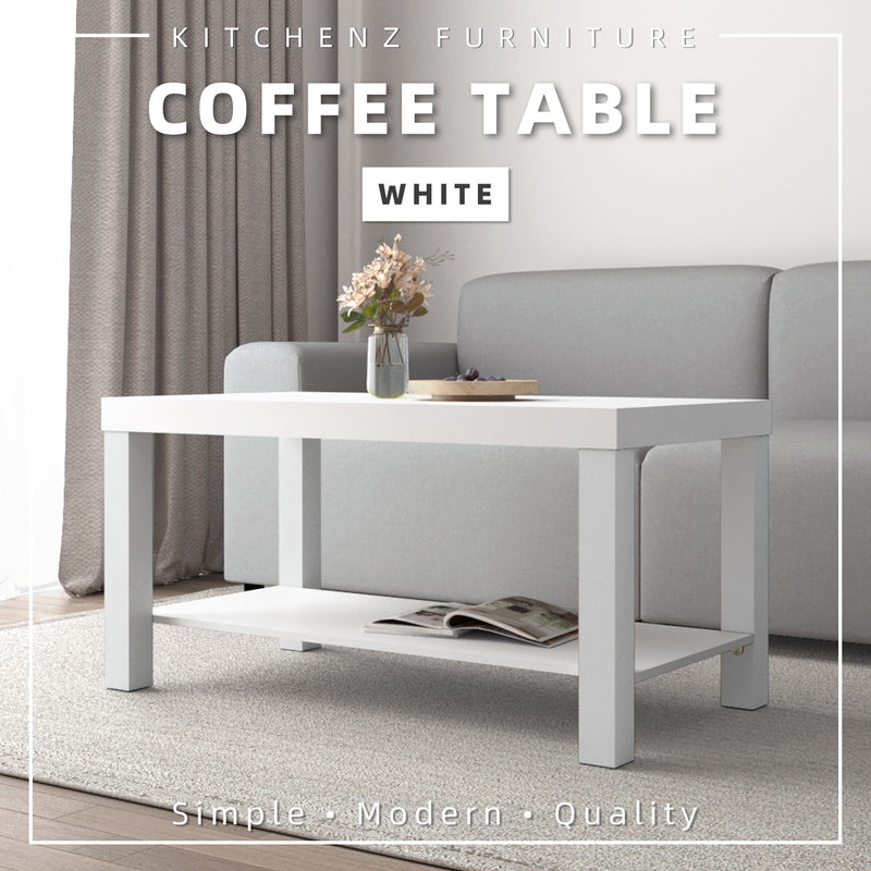 3FT Coffee Table / Meja Kopi / Side Table Modern Design-HMZ-FN-CT-2905-WT