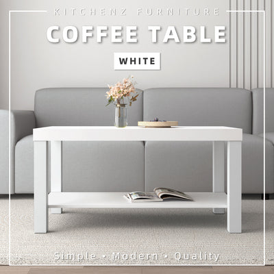 (EM) 3FT Coffee Table / Meja Kopi / Side Table Modern Design-HMZ-FN-CT-2905-WT