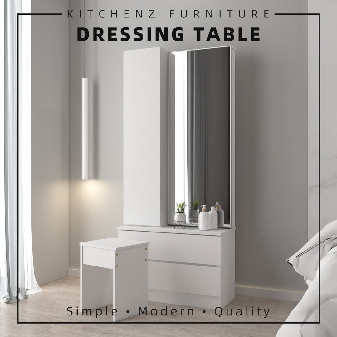 FREE Shipping & FREE Installation) Dressing Table With Mirror, Multi – KitchenZ FREE Shipping & FREE Installation) Dressing Table With Mirror, Multi – KitchenZ