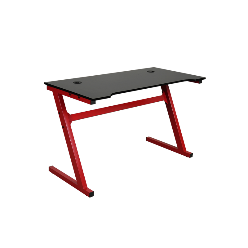 4FT Z Series Melamine Surface / Carbon Fiber Surface Table Top Metal Leg with E-Sports Gaming Table-HMZ-GT-LM-12060-ZLZ