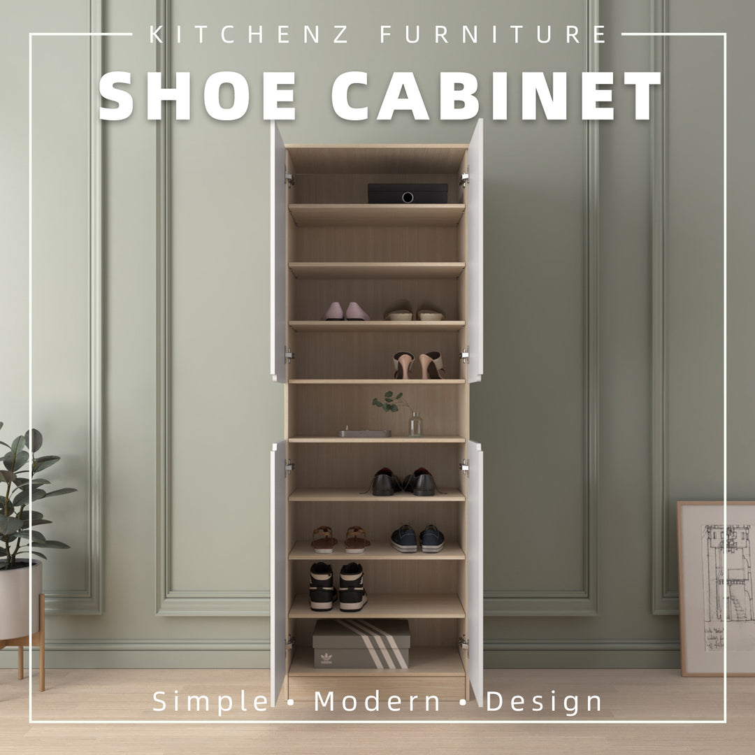 EM) Shoe Cabinet Modernist Design Shoe Rack Rak Kasut - Main Image