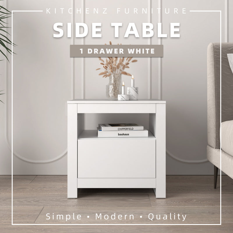 (EM) 1.6FT Side Table with 1 Layer Drawer Storage - HMZ-FN-ST-1904